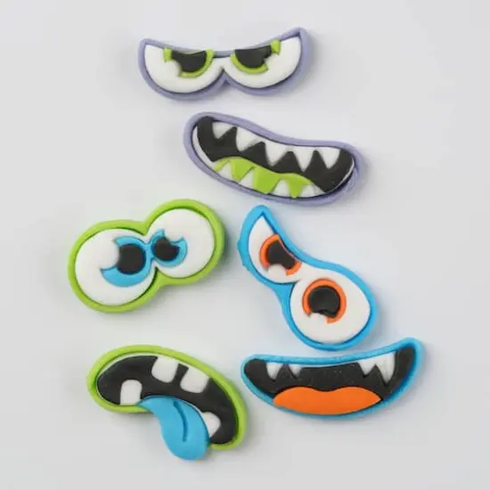 PME Cake Sweet Street&reg; Funny Faces Icing Decorations {1}