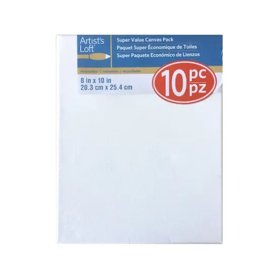 10 Pack 8" x 10"&nbsp;Super Value Canvas by Artist's Loft&reg; {8}