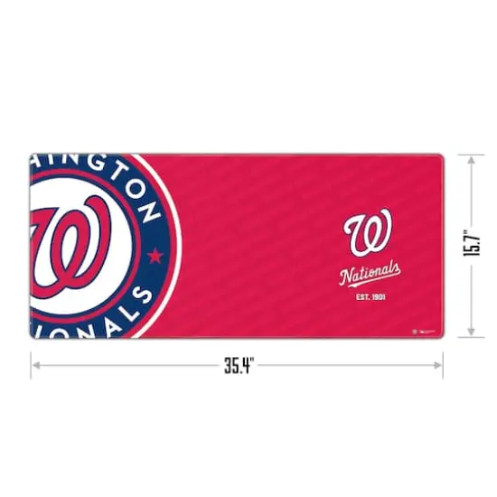 MLB Logo Series Desk Pad Washington Nationals {4}
