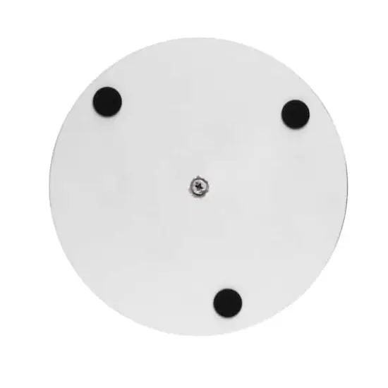 American Art D&eacute;cor&trade; White 4 Compartment Swiveling Stationary Desk Organizer {7}