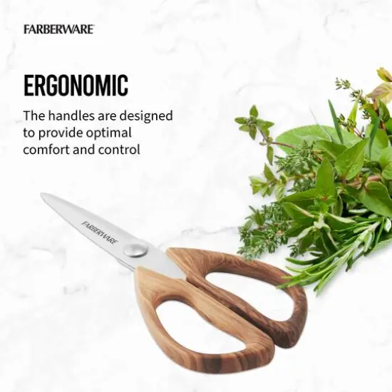 Farberware Faux Pecan All Purpose Shears {4}