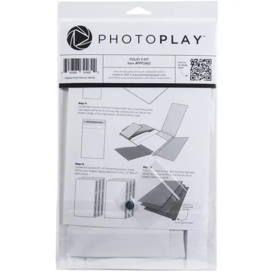 Photoplay&trade; White 4.5" x 8.5" Folio {4}