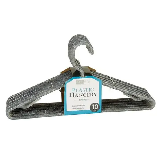 Simplify Grey Granite Look Design Hangers, 10ct. {6}