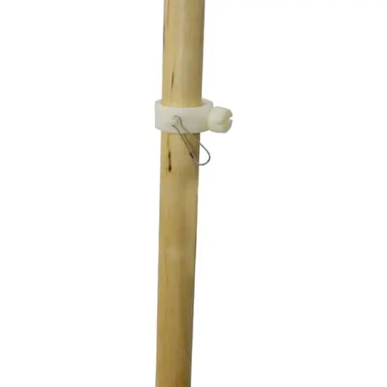 5ft. Wooden Flagpole with Anti-Furling Ring & Bracket Kit {4}
