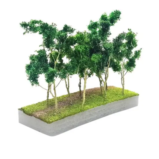 JTT Scenery Products Mini Green Woods Edge Trees {3}