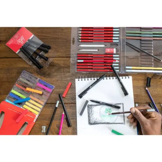 Hello, Artist!&trade; Black and White Pencils Sketchbook {9}