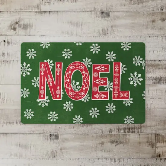 Scandinavian Noel Floor Mat {3}