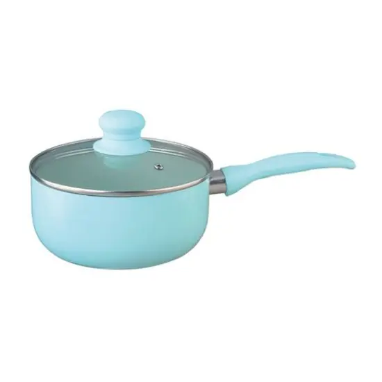 Brentwood Blue 7-Piece Aluminum Non-Stick Cookware Set {5}