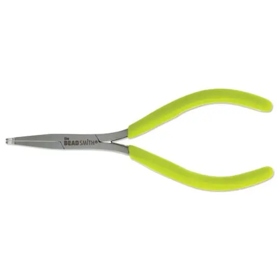 The Beadsmith&reg; Micro-Fine&trade; Bent Flat Nose Pliers {6}