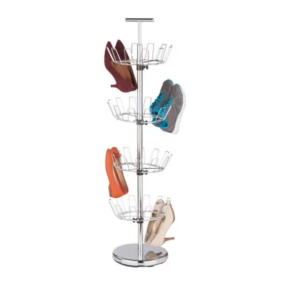 Honey Can Do 4-Tier Chrome Shoe Tree {1}