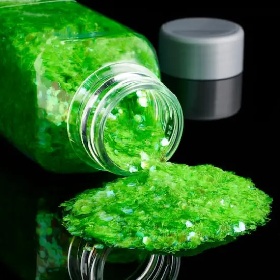 Glitzy Mix Specialty Polyester Glitter by Recollections&trade;Lime {3}
