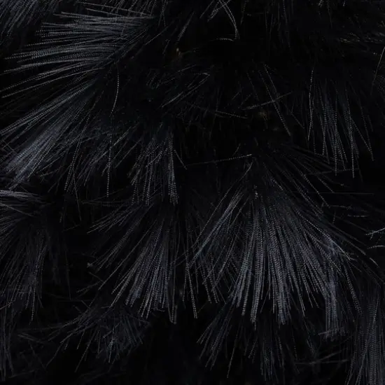 4ft. Artificial Halloween Black Pampas Grass Christmas Tree {4}