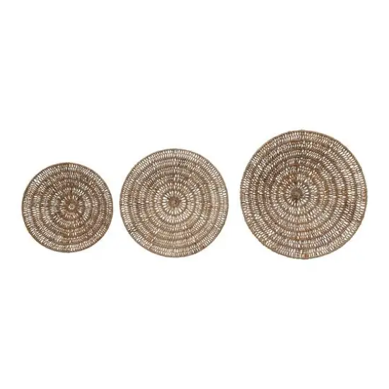 Hello Honey&reg; Woven Banana Bark Wall D&eacute;cor Set {1}