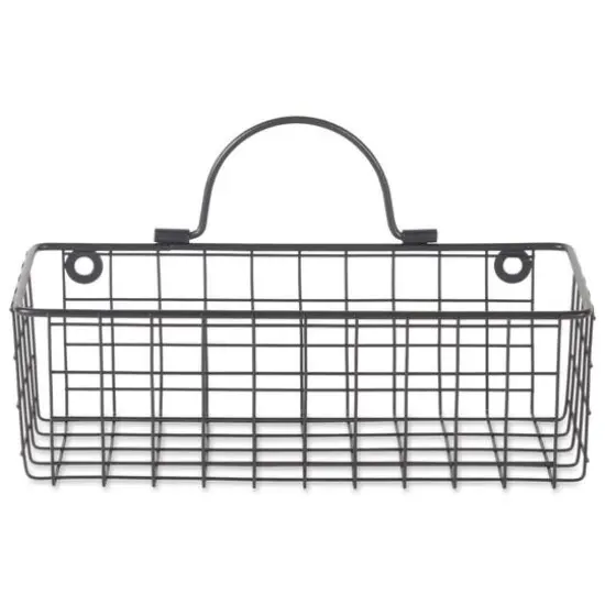 DII&reg; Wire Wall Basket Set Black {5}