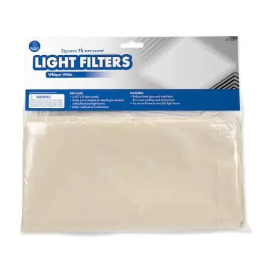 Educational Insights Whisper White Square Fluorescent Light Filters {1}