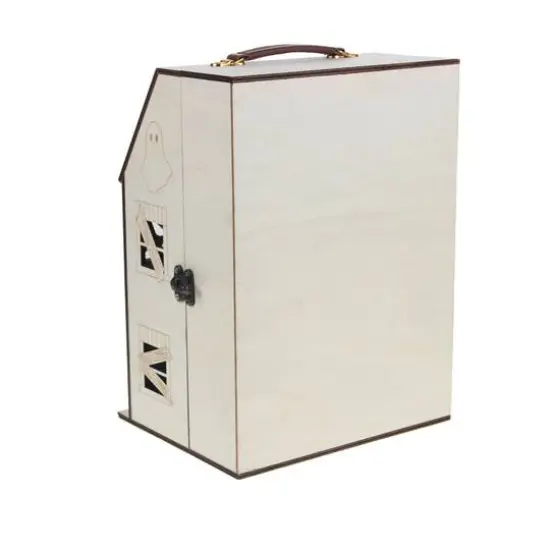 12.25" DIY Haunted Dollhouse Wood D&eacute;cor by Make Market&reg; {5}