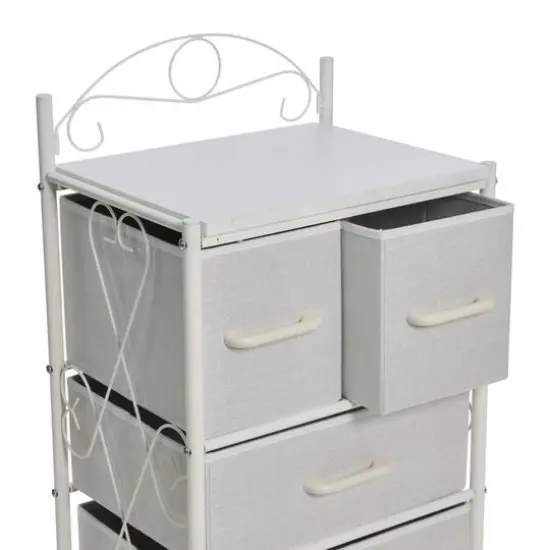 Household Essentials Victoria 32" 4-Drawer Dresser White {7}