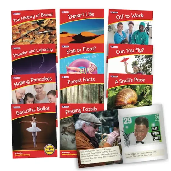 Junior Learning&reg; Letters & Sounds Phase 6 Non-Fiction Educational Learning Set {1}