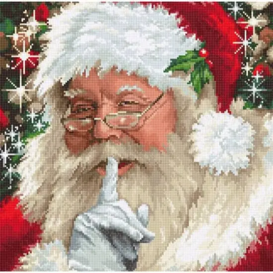 Luca-S Santa Counted Cross Stitch Kit Counted Cross Stitch Kit {1}