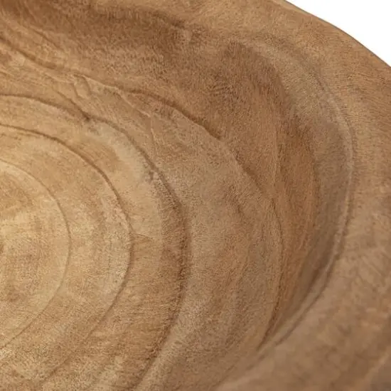 Hello Honey&reg; 19" Paulownia Wood Decorative Bowl {7}