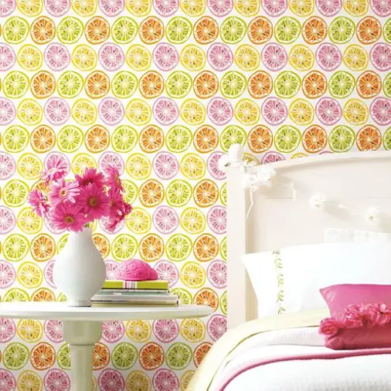RoomMates Citrus Sweet Peel & Stick Wallpaper {6}