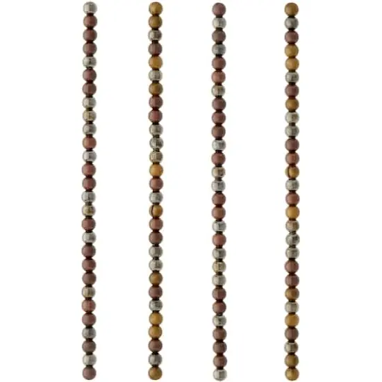 Metallic Mix Metal Round Beads, 3.5mm by Bead Landing&trade; {4}