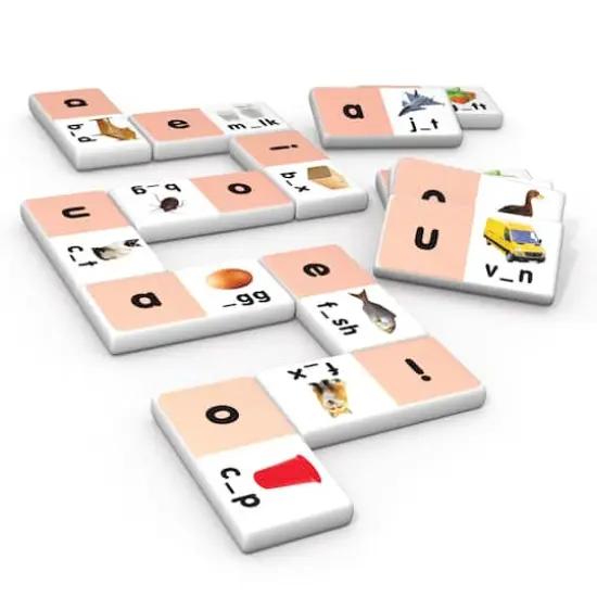 Junior Learning&reg; Match & Learn Short Vowel Dominoes {1}