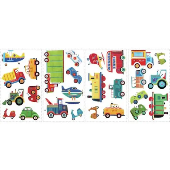 RoomMates Transportation Peel & Stick Wall Decals {1}