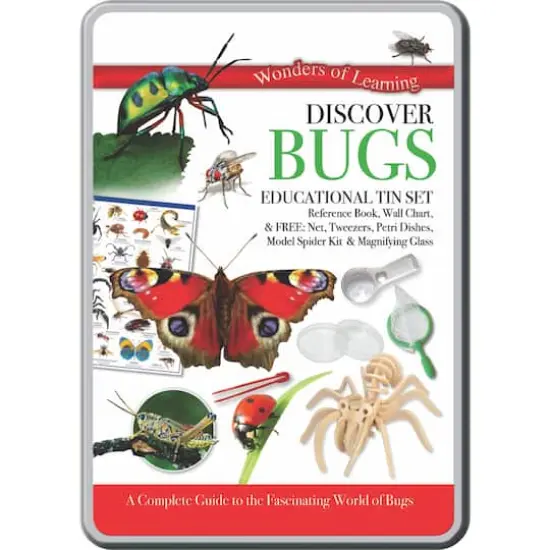 Wonders of Learning Discover Bugs Educational Tin Set {1}