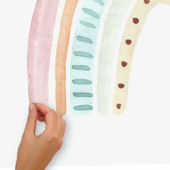 RoomMates Watercolor Rainbow Peel & Stick Wall Decals {6}