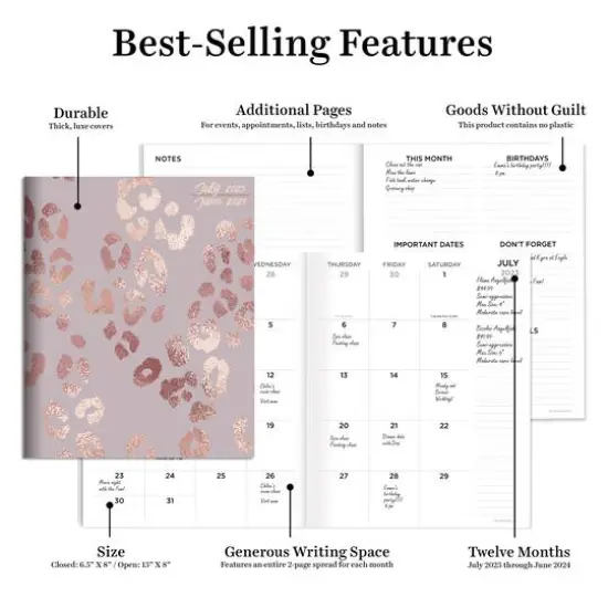 TF Publishing 2023-2024 You're an Animal Medium Monthly Planner {6}