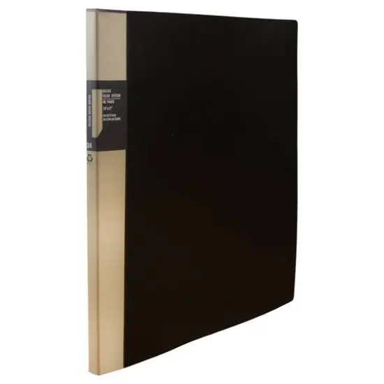 JAM Paper Black 14" x 17" Display Book with 24 Pages {1}