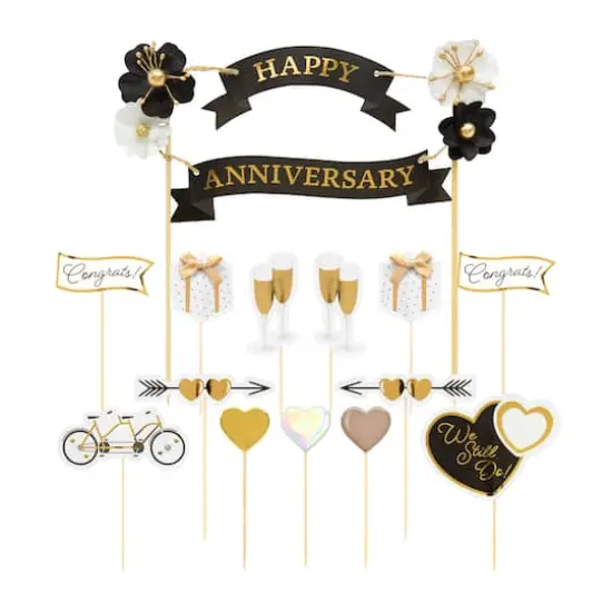 Happy Anniversary Cake Topper Set by Celebrate It&trade; {1}