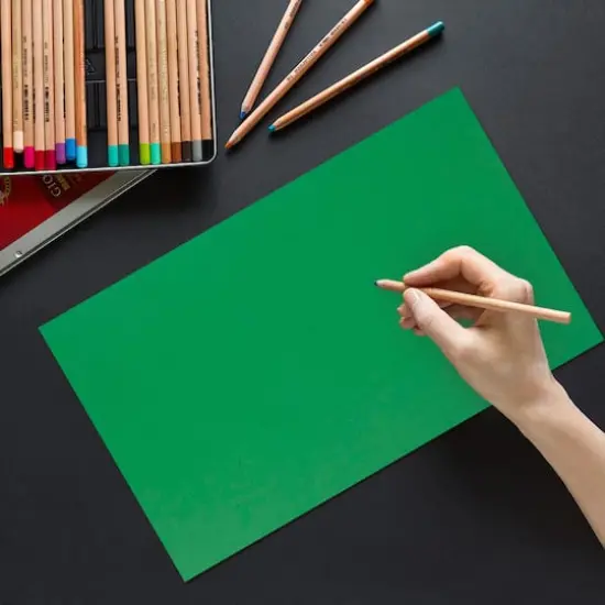 JAM Paper Bright Hue 8.5" x 14" 24lb. Recycled Colored Legal Paper, 100 Sheets Green {4}