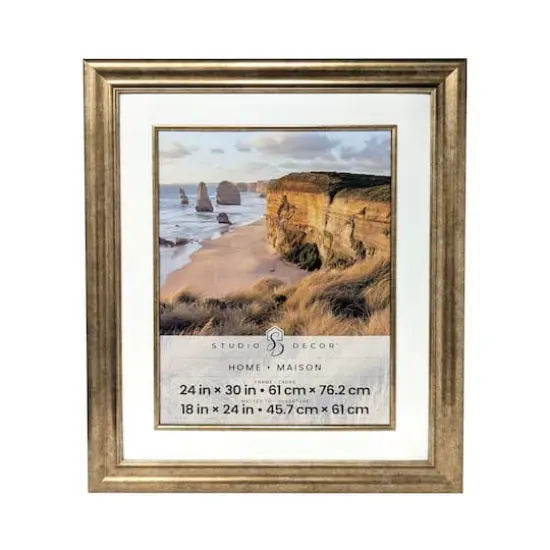 Home Champagne Gold Frame with Beveled Mat by Studio D&eacute;cor&reg; {1}