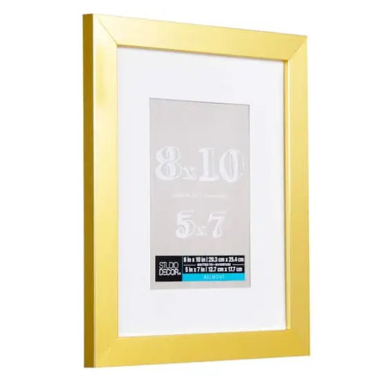 Gold Metallic Belmont Frame with Mat by Studio D&eacute;cor&reg; {4}