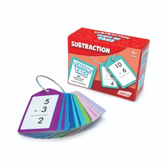 Junior Learning&reg; Subtraction Teach Me Tags {1}