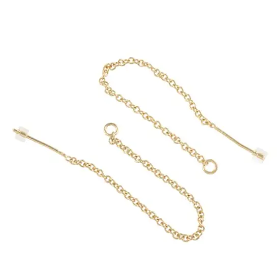 70mm Earring Threads with Rings, 6ct. by Bead Landing&trade; Gold {3}