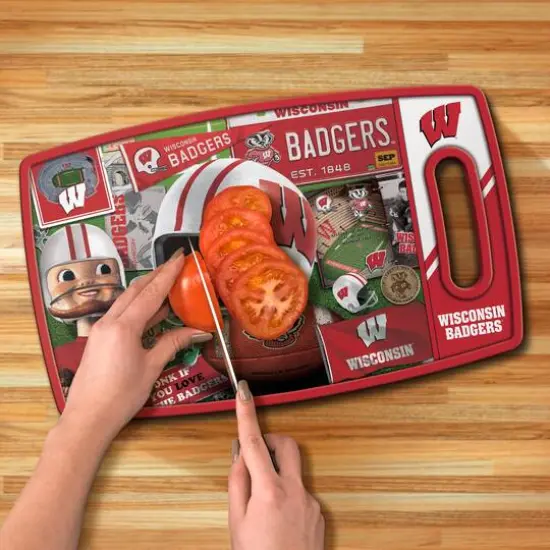  Wisconsin Badgers Retro Series Cutting BoardAssorted {5}