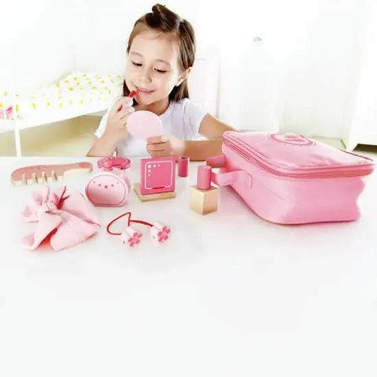 Hape Beauty Belongings Wooden Cosmetics Kit {6}