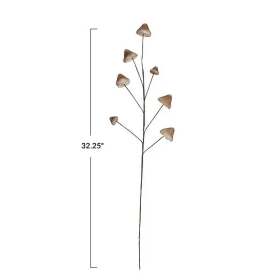 Hello Honey&reg; 32" Brown Mushroom Spray {5}