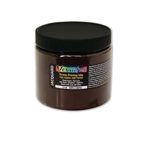 Jacquard Versatex Screen Printing Ink, 16oz. 314 Brown {1}