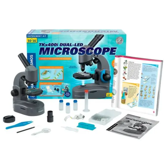 Thames & Kosmos TKx400i Dual-LED Microscope Biology Kit {4}