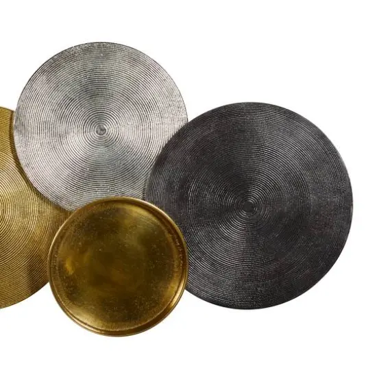 Gold, Silver & Gray Aluminum Wall D&eacute;cor {5}