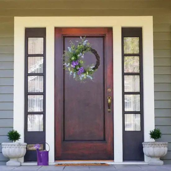 24" Mixed Wild Flowers & Twig Wreath {4}