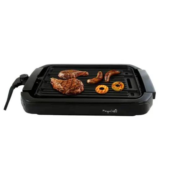 MegaChef Dual Surface Reversible Indoor Grill & Griddle {3}