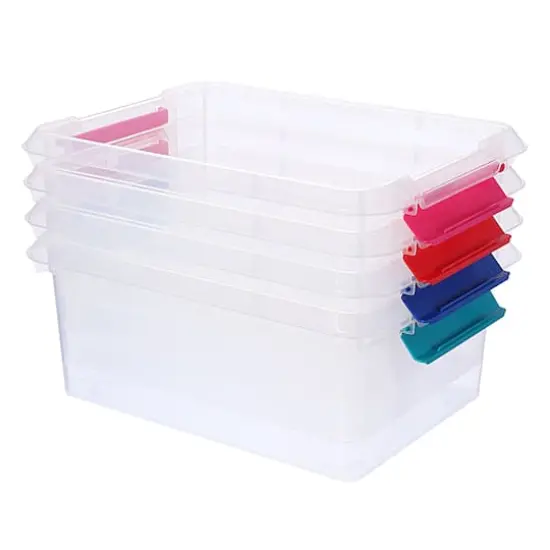 14.5qt. Storage Bins with Lids, 4ct. by Simply Tidy&trade; {5}