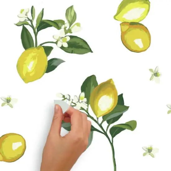 RoomMates Lemon Peel & Stick Wall Decals {5}