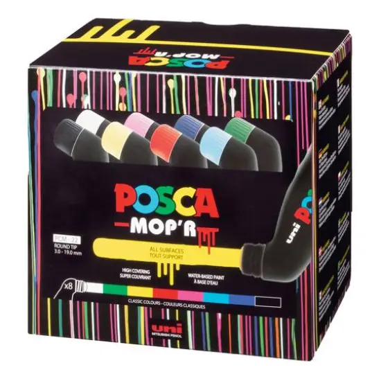 POSCA MOP'R Classic Colors Paint Marker Set {1}