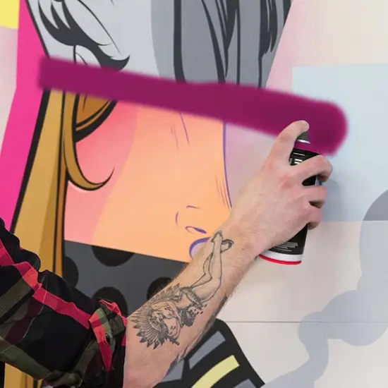 Ironlak Acrylic Spray Paint Moberry {5}